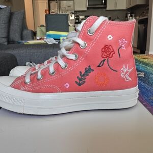 Converse Chuck 70 Watermelon Slushy High-Tops with Embroidery